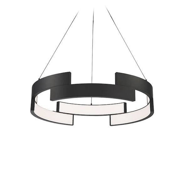 Dweled Trap 38in LED Pendant 3000K in Black PD-958 - main